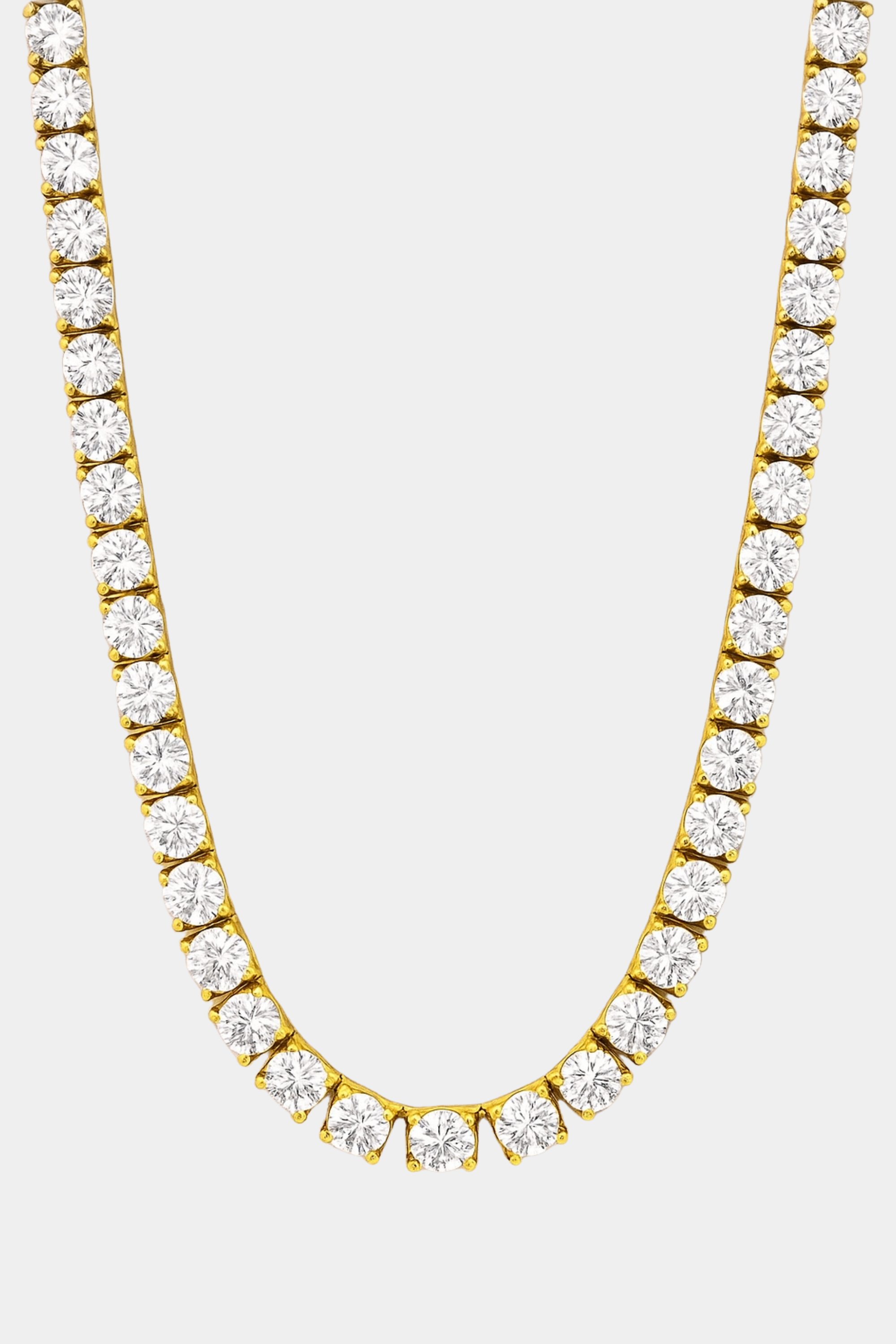 TENNIS KETTING - 4MM 14K GOUD