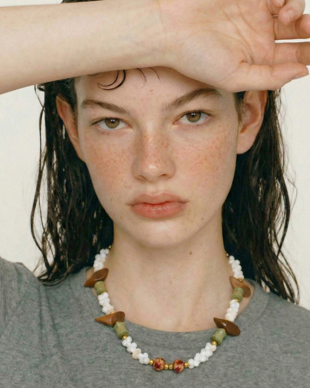 Ketting met Houten Schelpjes