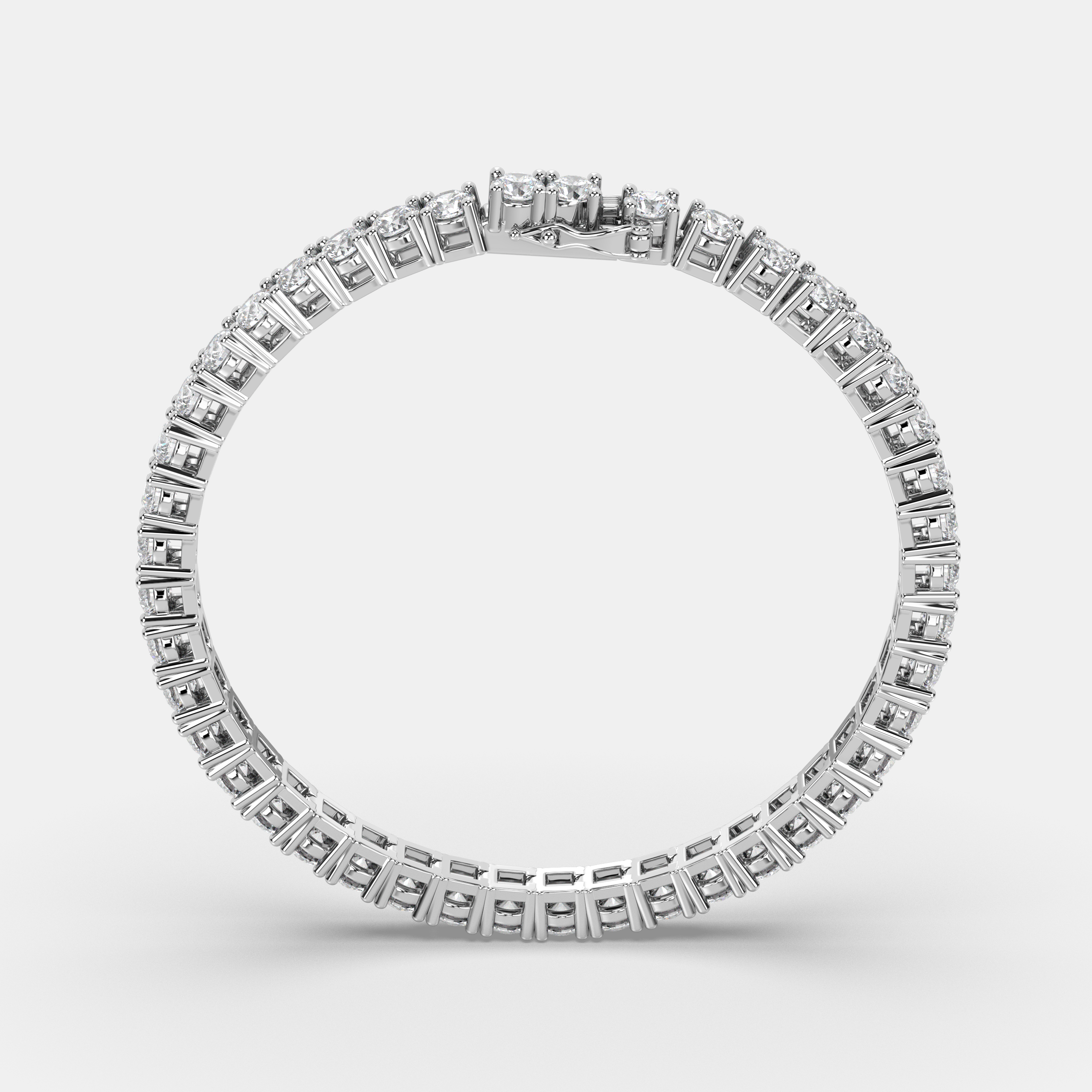 Moissanite Tennis bracelet - White Gold
