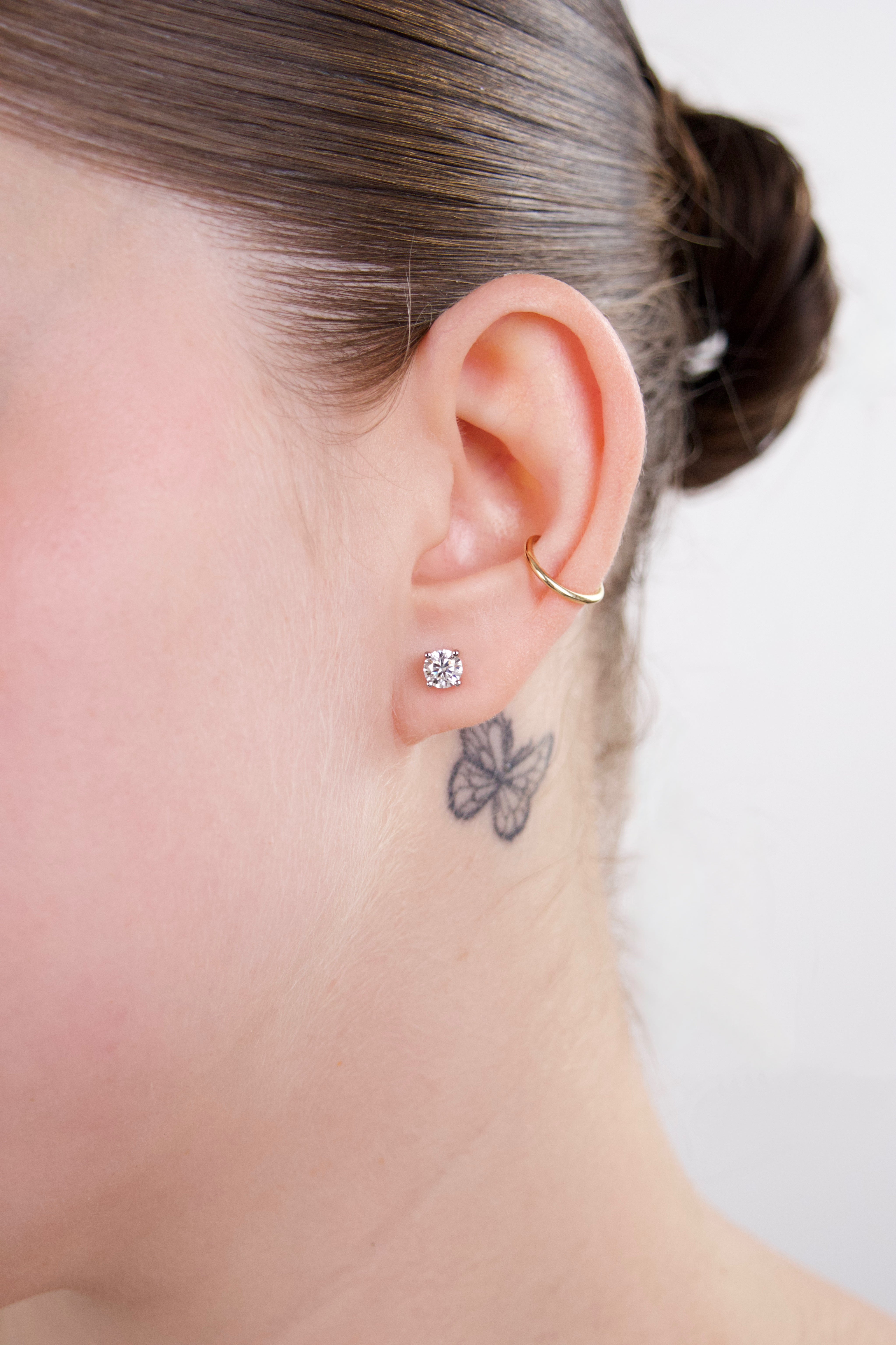 ROUND STUDS - WITGOUD