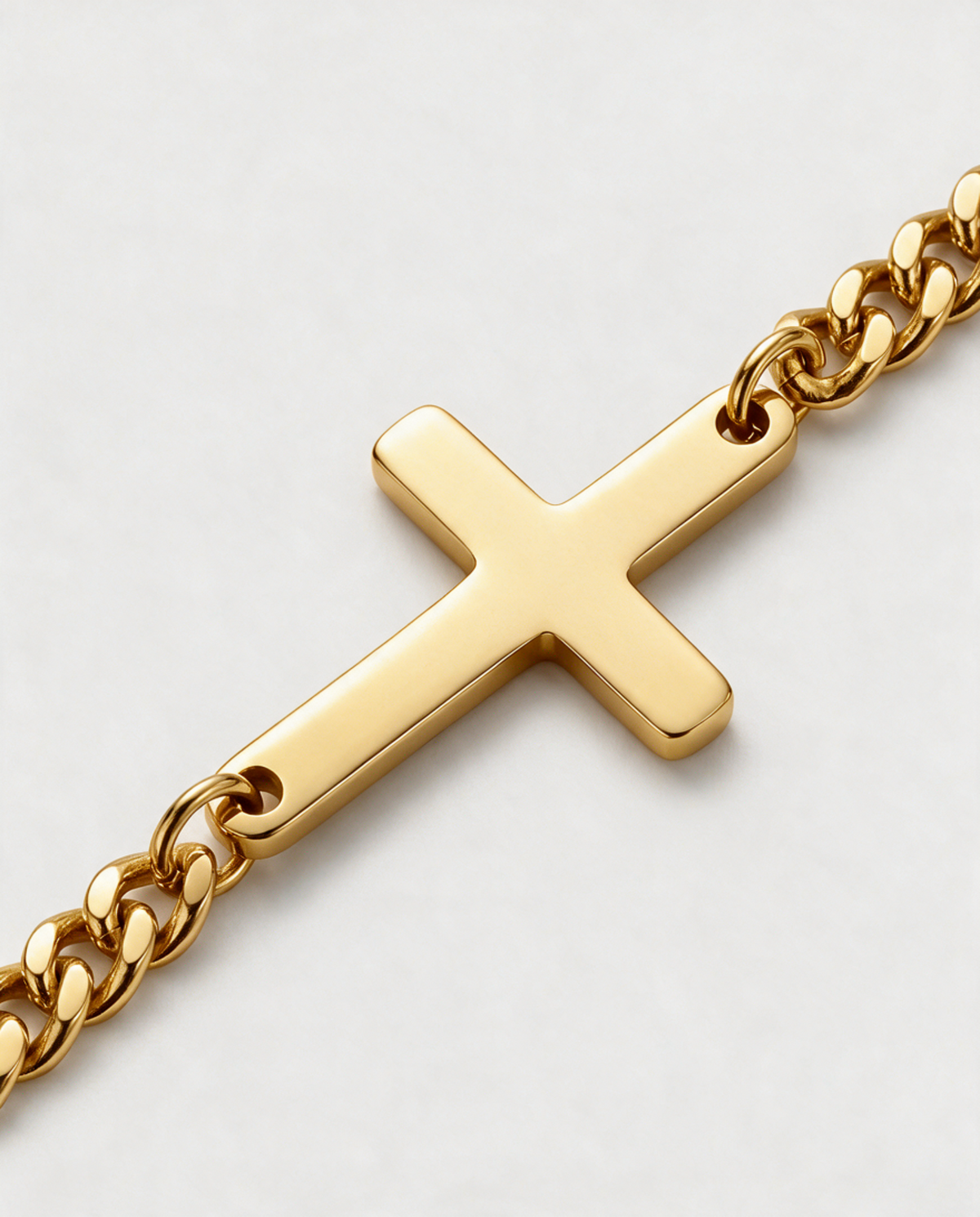 CROSS BRACELET - GOLD