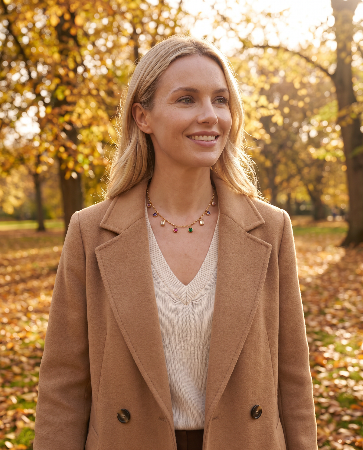 Zirkonia Bedelketting