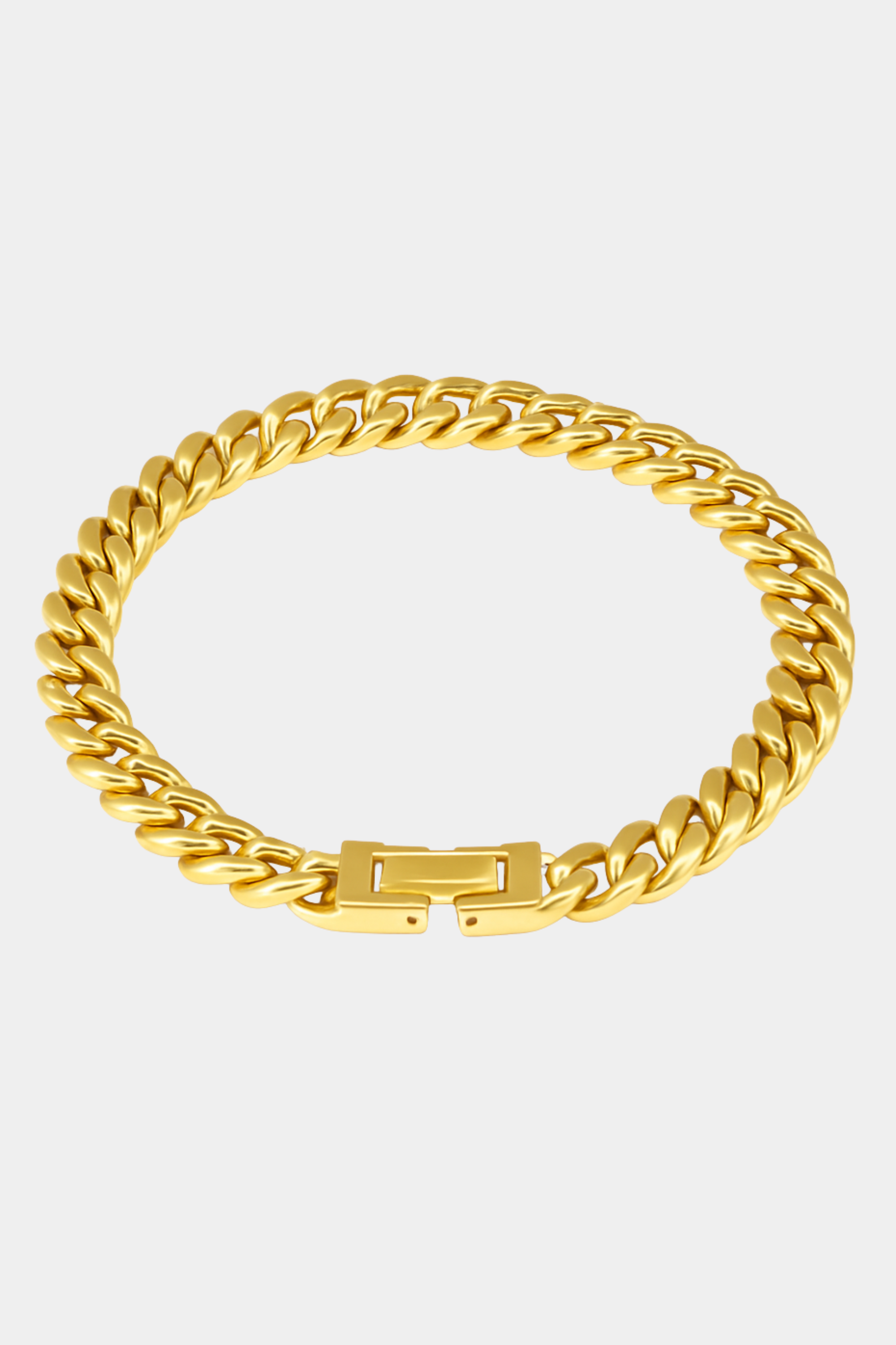 CLEAN CUBAN BRACELET - 6MM 14K gold