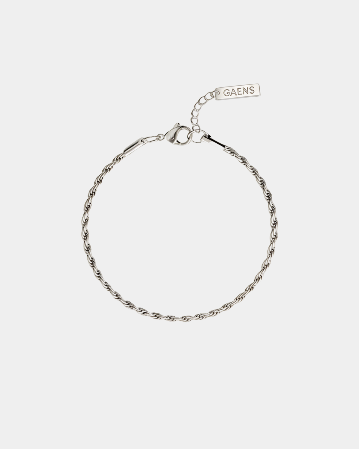 ROPE BRACELET - 3MM WHITE GOLD
