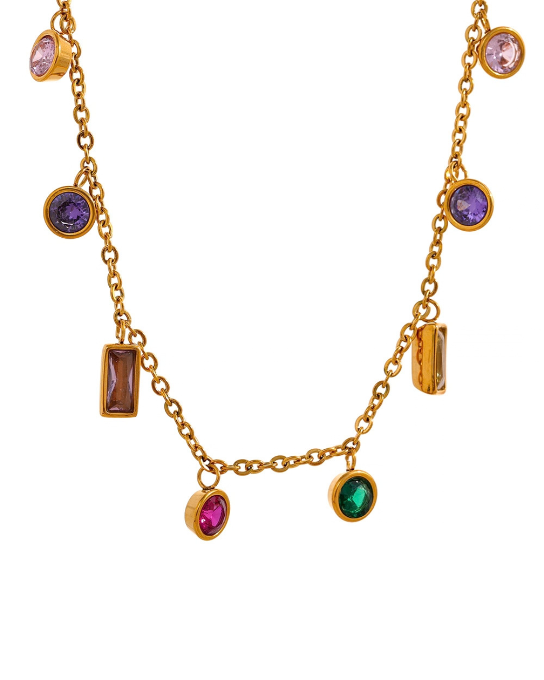 Zirkonia Bedelketting