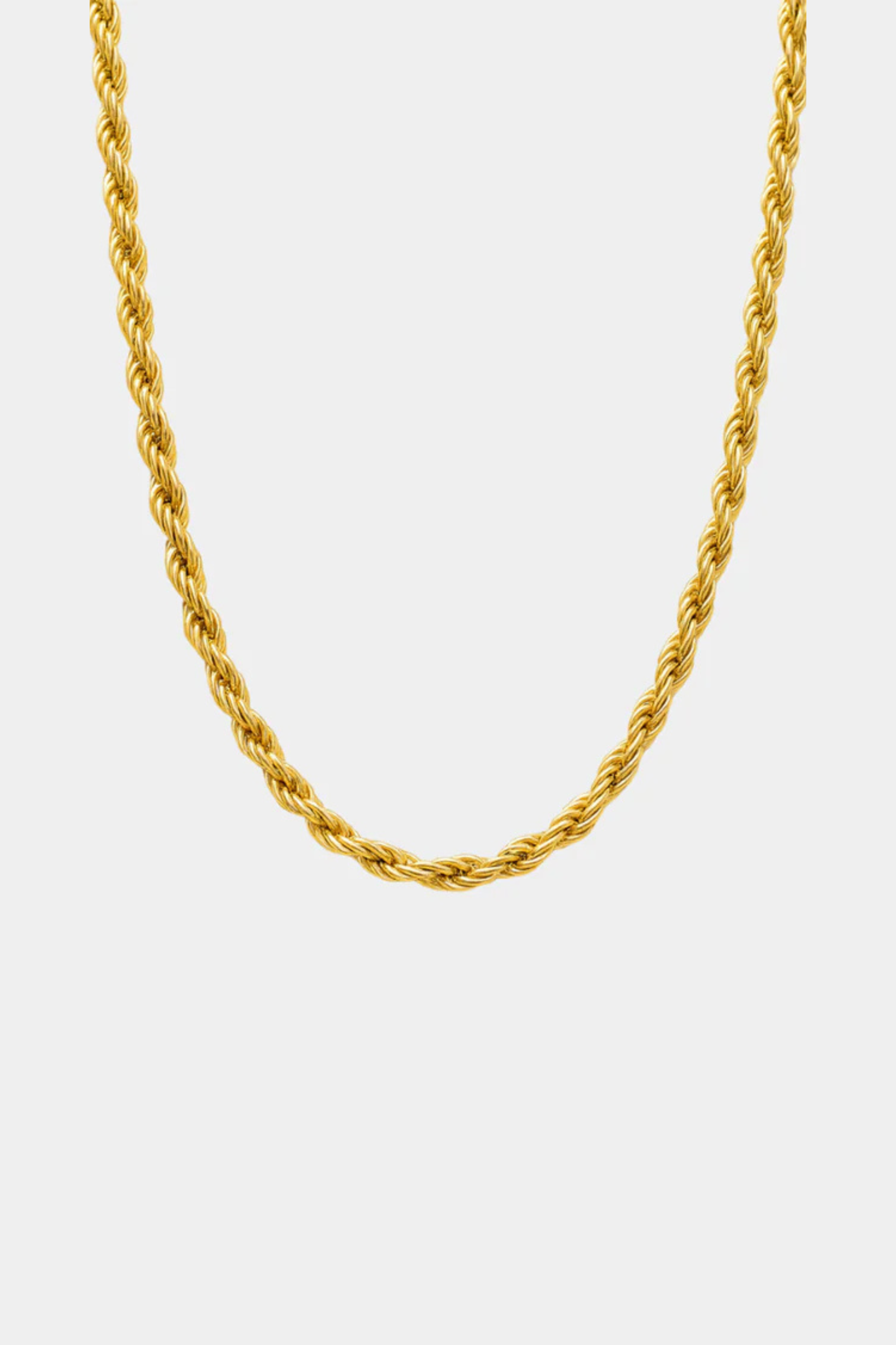 ROPE NECKLACE - 3MM GOLD
