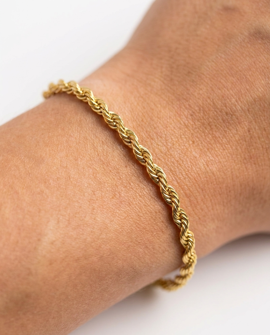 ROPE BRACELET - 3MM GOUD