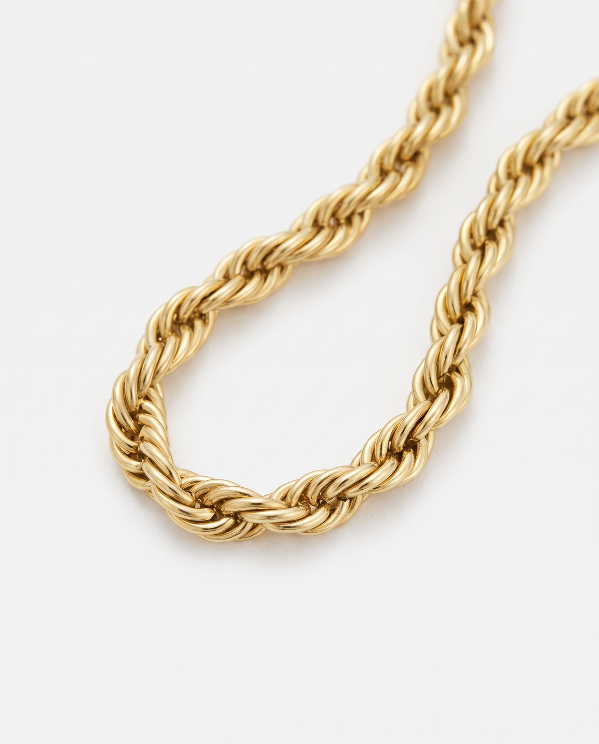 ROPE NECKLACE - 3MM GOLD
