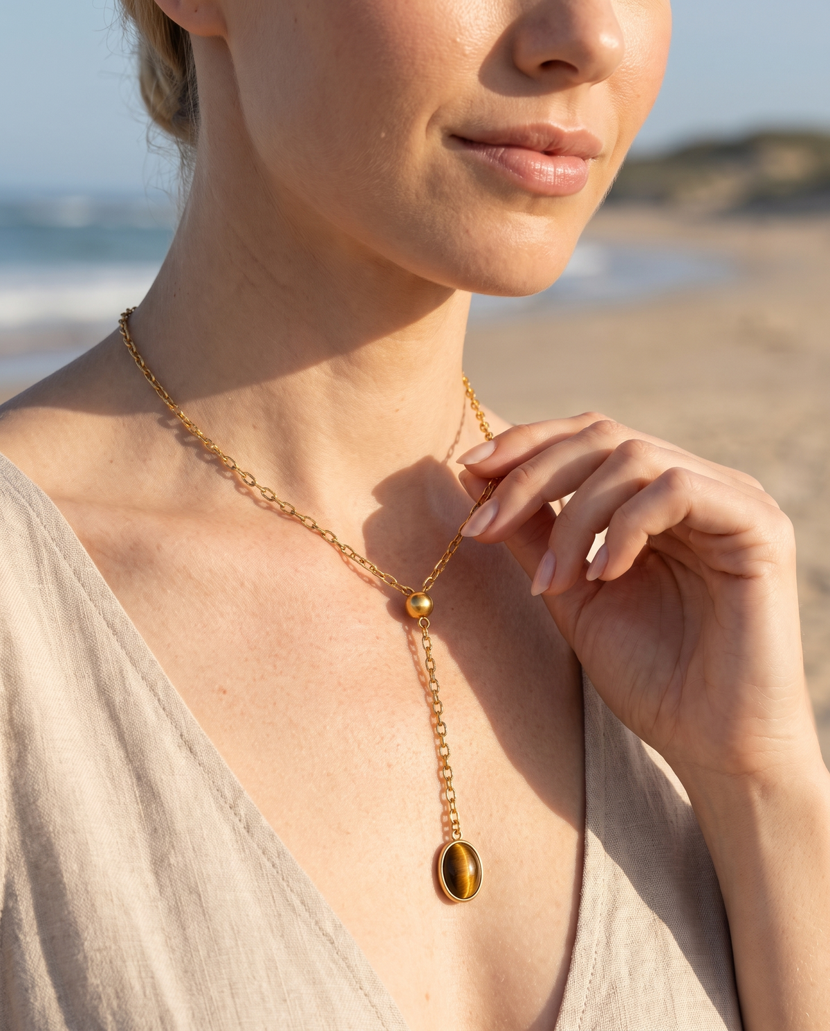 Tiger's Eye Layered Necklace