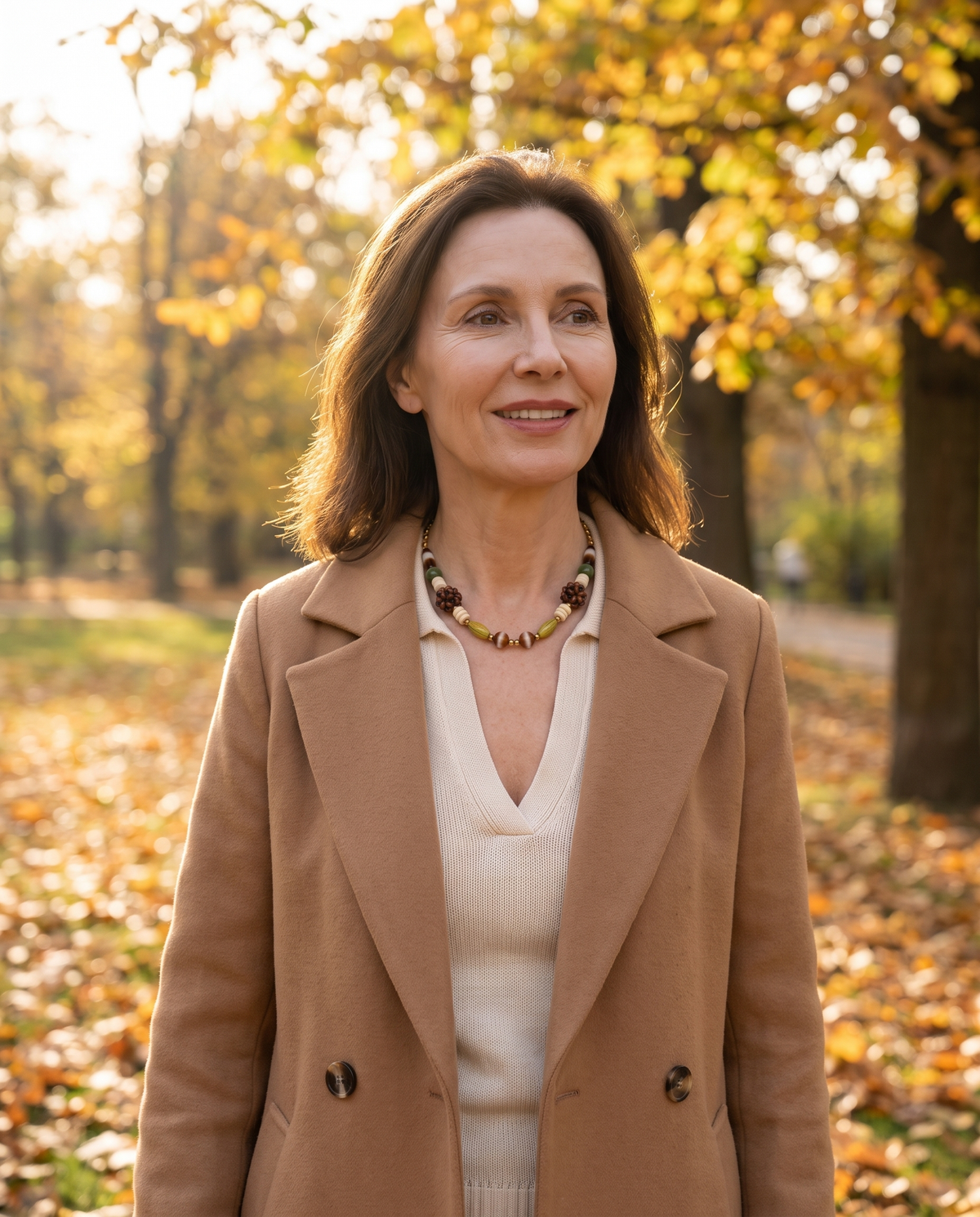 Schakelketting met Houten Kralen
