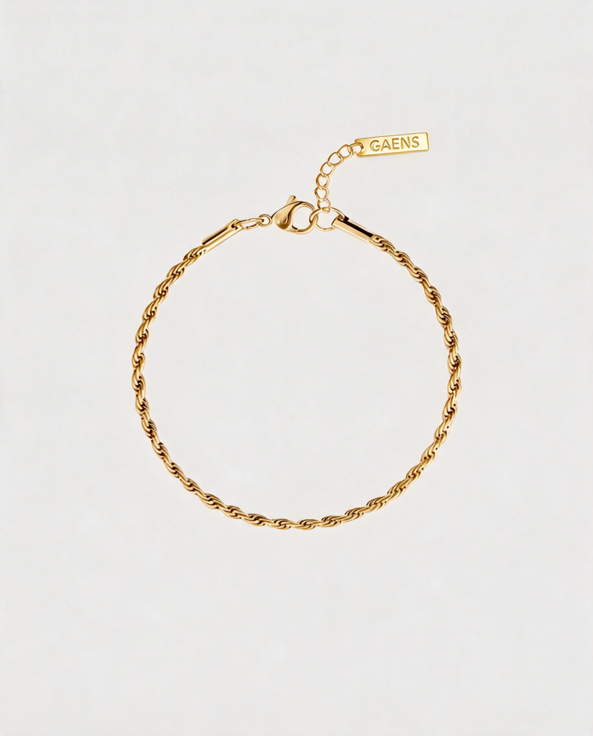 ROPE BRACELET - 3MM GOLD